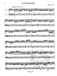 20 Duette von Johann Sebastian Bach für Violine und Violoncello im Alle Noten Shop kaufen (Partitur)