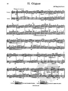 20 Duette von Johann Sebastian Bach für Violine und Violoncello im Alle Noten Shop kaufen (Partitur)