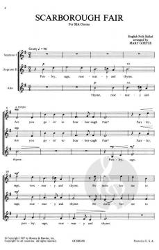 Scarborough Fair (Mary Goetze) 
