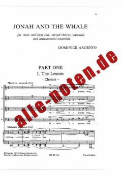 Jonah And The Whale (Dominick Argento) 