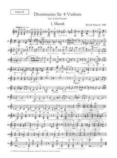 Divertimento op. 36 von Bertold Hummel 