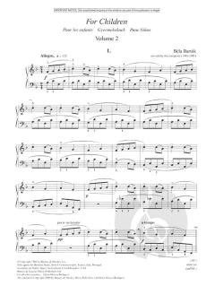 Béla Bartok für Kinder Vol.2 von Béla Bartók 