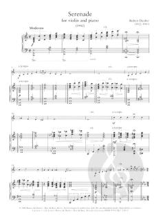 Sérénade von Zikmund Schul für Violine und Klavier im Alle Noten Shop kaufen