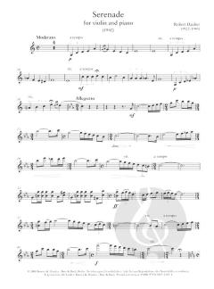 Sérénade von Zikmund Schul für Violine und Klavier im Alle Noten Shop kaufen