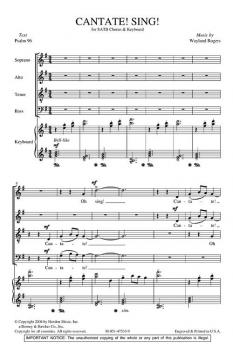 Cantate! Sing! (Wayland Rogers) 