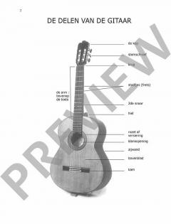 Leerboek voor de beginnende Gitarist von Luc/Vandecaveye, Johan Cauwelier 