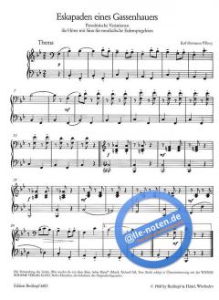 Eskapaden eines Gassenhauers von Karl Pillney für Klavier zu vier Händen im Alle Noten Shop kaufen