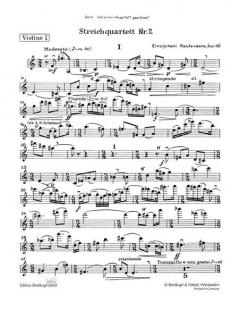 Streichquartett Nr. 2 op. 12 von Einojuhani Rautavara im Alle Noten Shop kaufen
