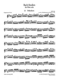 Bach-Studien für Flöte Heft 2 im Alle Noten Shop kaufen