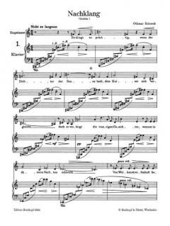 Lieder op. 19b von Othmar Schoeck 