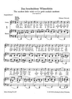 Ausgewählte Lieder und Gesänge Band 3 von Othmar Schoeck 