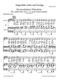 Ausgewählte Lieder und Gesänge Band 3 von Othmar Schoeck 