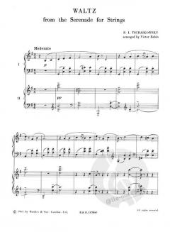 Walzer C-Dur von Pjotr Iljitsch Tschaikowski 