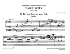 Choralwerk Heft 4 von Johann Nepomuk David 