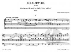 Choralwerk Heft 9 von Johann Nepomuk David 