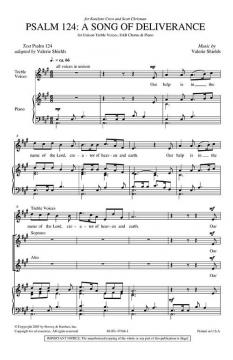 Psalm 124: a song Of Deliveran (Valerie Shields) 