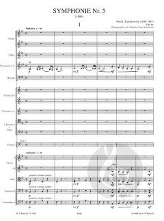 Symphonie Nr. 5 op. 64 von Pjotr Iljitsch Tschaikowski 