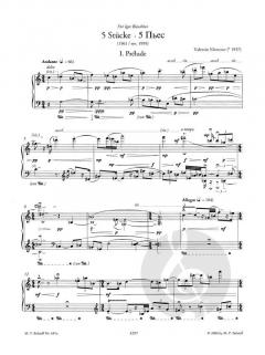 Klavierwerke Vol. 1 von Valentin Silvestrov im Alle Noten Shop kaufen