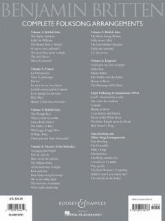 Complete Folksong Arrangements von Benjamin Britten 
