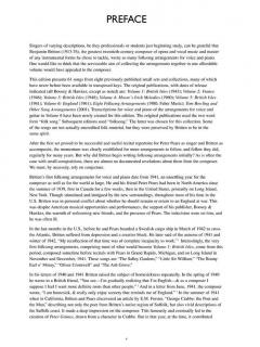 Complete Folksong Arrangements von Benjamin Britten 