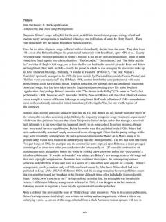 Complete Folksong Arrangements von Benjamin Britten 