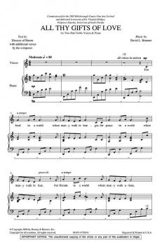 All Thy Gifts of Love (David L. Brunner) 