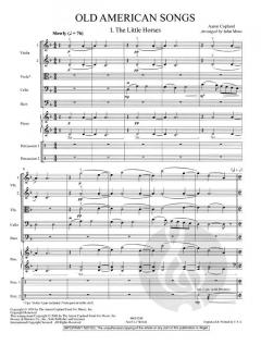 Old American Songs von Aaron Copland 