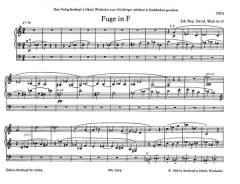 12 Orgelfugen durch alle Tonarten Heft 10 von Johann Nepomuk David im Alle Noten Shop kaufen