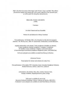 Riffs von Leonard Bernstein 