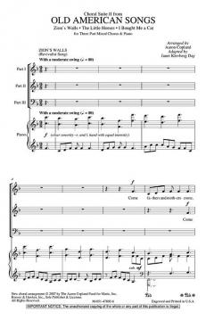 Old American Songs II (Aaron Copland) 