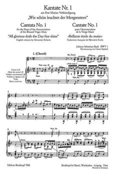 Wie schön leuchtet der Morgenstern (J.S. Bach) 