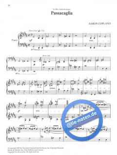 The Copland Piano Collection von Aaron Copland 