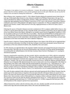 Piano Collection von Alberto E. Ginastera 