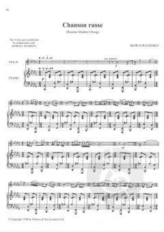 The Stravinsky Violin Collection von Igor Strawinsky für Violine und Klavier im Alle Noten Shop kaufen