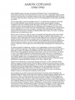 Appalachian Spring Suite von Aaron Copland 