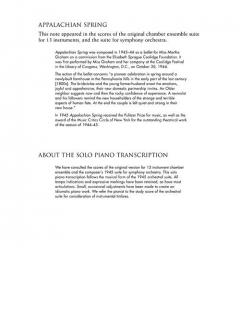 Appalachian Spring Suite von Aaron Copland 