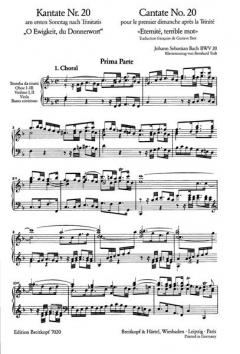 O Ewigkeit, du Donnerwort (J.S. Bach) 