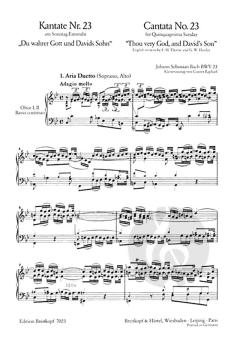 Du wahrer Gott und Davids Sohn (J.S. Bach) 