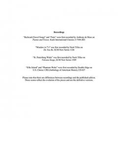 Piano Album von Meredith Monk 