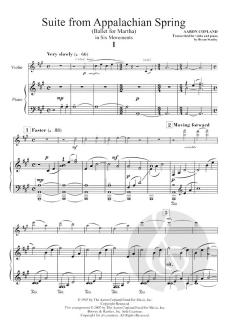 Suite From Appalachian Spring von Aaron Copland 