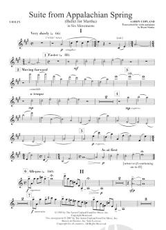 Suite From Appalachian Spring von Aaron Copland 