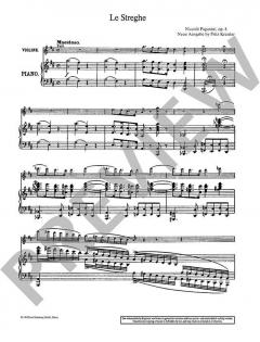 Le Streghe - Hexentänze op. 8 von Niccolò Paganini 