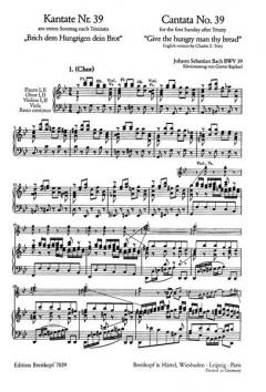 Brich dem Hungrigen dein Brot (J.S. Bach) 