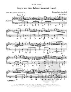 Largo BWV 1056 von Johann Sebastian Bach 