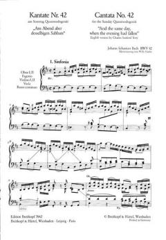 Am Abend aber desselbigen Sabbats (J.S. Bach) 