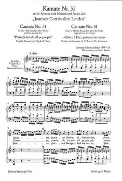 Jauchzet Gott in allen Landen von Johann Sebastian Bach 