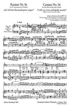 Ich will den Kreuzstab gerne tragen (J.S. Bach) 