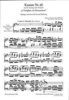 O Ewigkeit, du Donnerwort (J.S. Bach) 