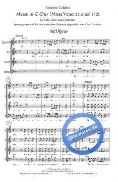 Messe C-Dur von Antonio Caldara 