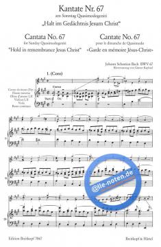 Halt im Gedächtnis Jesum Christ (J.S. Bach) 